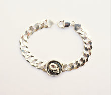 Load image into Gallery viewer, Wax Seal Skull Curb Bracelet