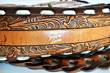 Load image into Gallery viewer, Stunning Miss Tony Lama Vintage Hand Tooled Genuine Leather Purse *Rare*