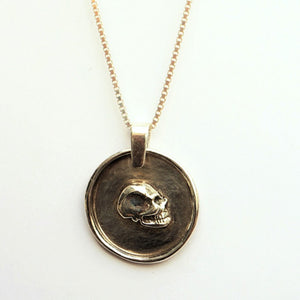 Skull Wax Seal Skull Medallion