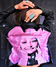 Load image into Gallery viewer, Dolly Parton Hand Painted Custom Jacket Sz M