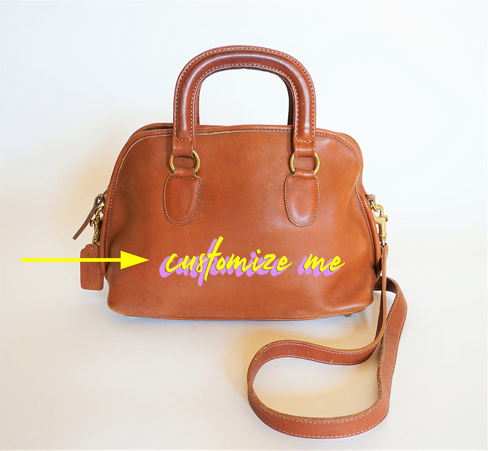 Vintage Brown Leather Arm Bag Tote Shopper - Yourgreatfinds