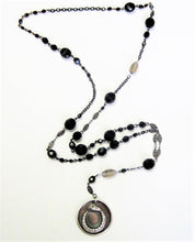 Load image into Gallery viewer, Ouroboros I Rosary Style Medallion Necklace