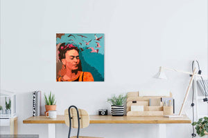 La Imaginación de Frida Art Canvas Print